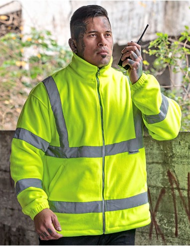 K-KXFJ-Hi-Vis Safety Fleece-Jacket Bergen